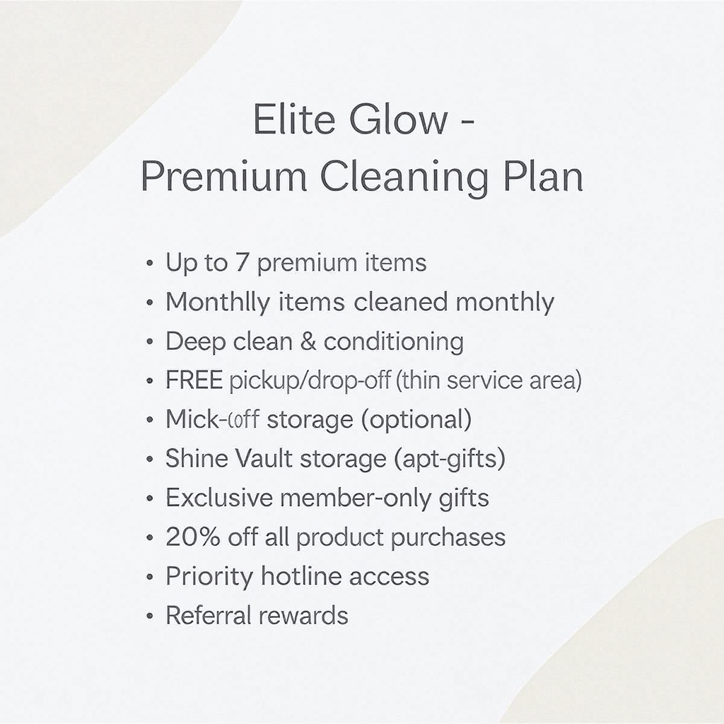 Elite Glow – Monthly Premium Cleaning Plan